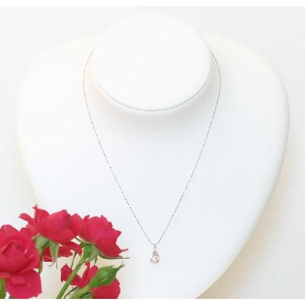 モルガナイトネックレス　（モルガナイト　ネックレス）ホワイトゴールド | ブランド登録なし | 02