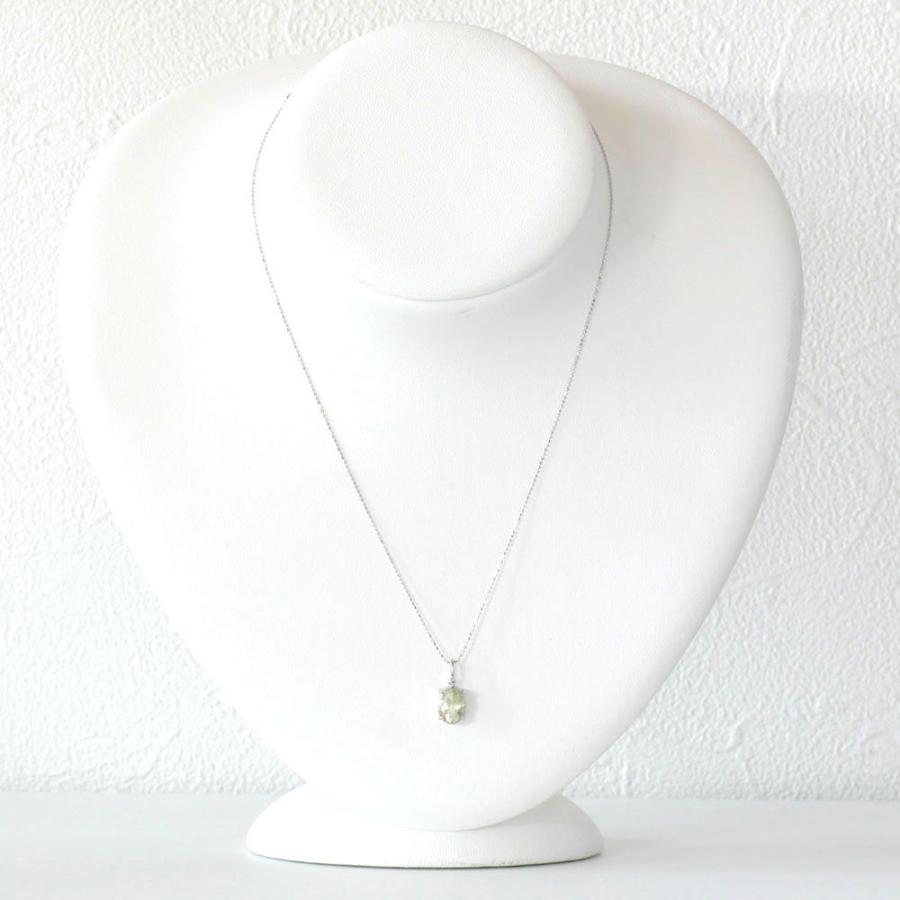 リビアングラスネックレス　（リビアングラス　ネックレス）ホワイトゴールド | ブランド登録なし | 02