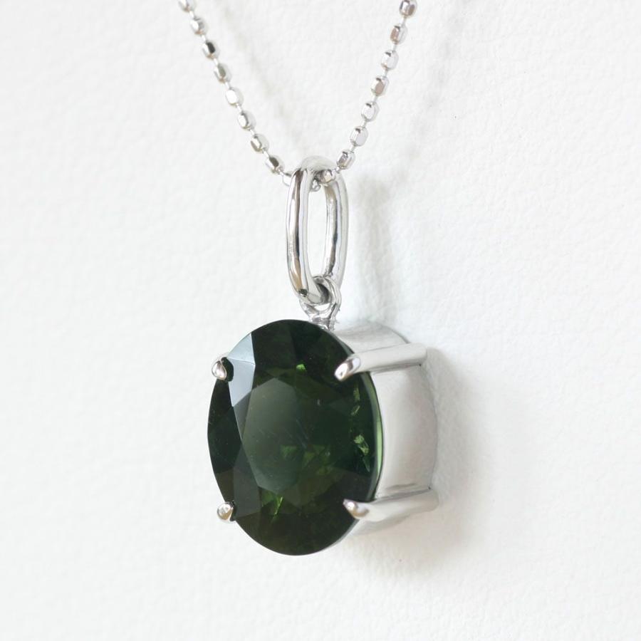 モルダバイトネックレス　（モルダバイト　ネックレス）ホワイトゴールド | ブランド登録なし | 01