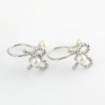 パールリボンクリップイヤリング | ブランド登録なし | 01