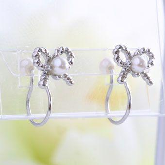 パールリボンクリップイヤリング | ブランド登録なし | 02
