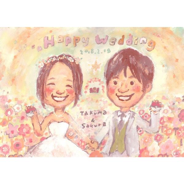 ウェルカムボード 結婚式 似顔絵 サンクスボード ウェディング ブライダル 両親 贈答品 ウェディングボード 和風 贈り物 記念品 プレゼント 喜ぶ絵本 風 018 誕生日プレゼント ネット 通販 Yahoo ショッピング
