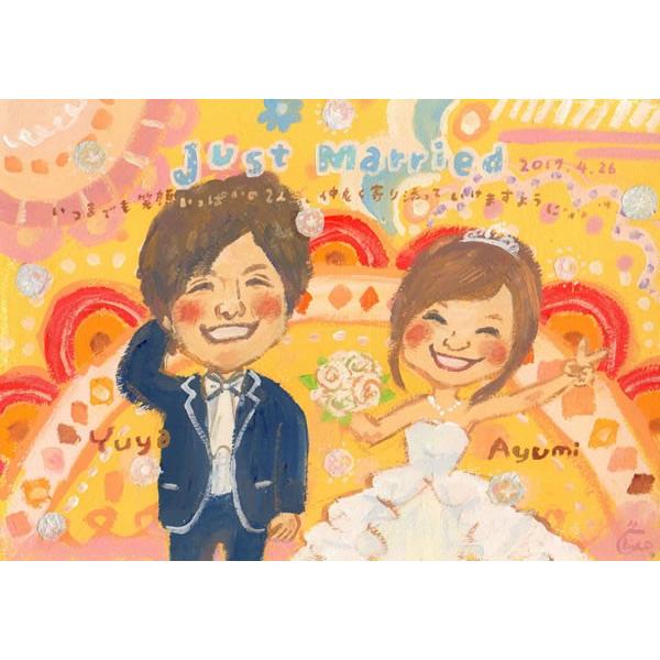ウェルカムボード 結婚式 似顔絵 サンクスボード ウェディング ブライダル 両親 贈答品 ウェディングボード 和風 贈り物 記念品 プレゼント 喜ぶ絵本 風 018 誕生日プレゼント ネット 通販 Yahoo ショッピング