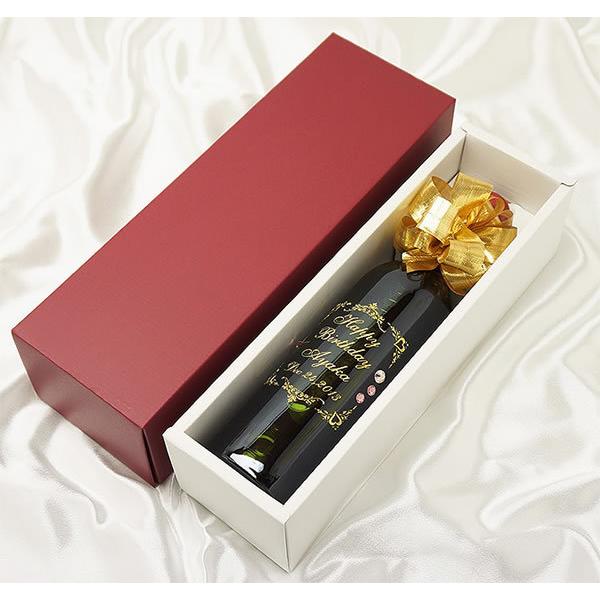 名入れ ノンアルコールワイン プレゼント 結婚祝い 退職祝い 誕生日 記念日 彼氏 彼女 ギフト ボトル 男性 女性 名前入り 赤ワイン 白ワイン スワロフスキー |  | 02