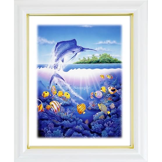 フィッシュシリーズ バウンド スーパーリアリズム絵画 風景写真 置物 インテリア 画家 ハイパーリアリズム アート 壁掛け 風景画 モダン 玄関 開運 060 130020 誕生日プレゼント ネット 通販 Yahoo ショッピング