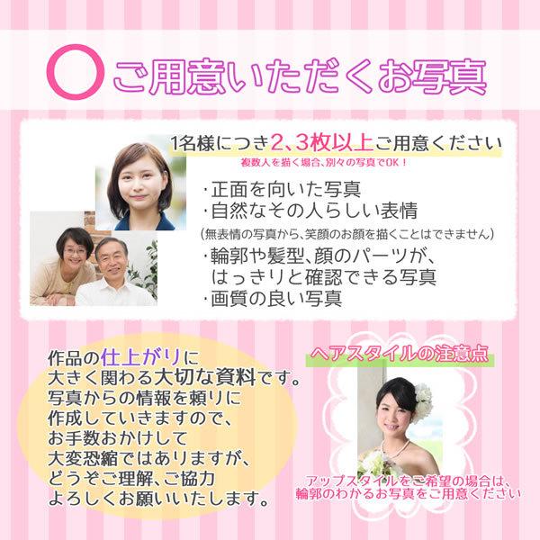 似顔絵ポエム プレゼント 写真から作成 名入れ イラスト 還暦祝い 長寿祝い |  | 11