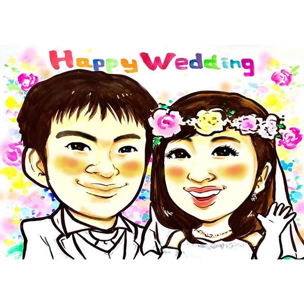 ウェルカムボード 似顔絵 結婚式 ウェディング ブライダル