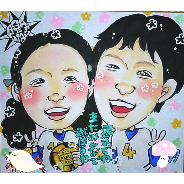 似顔絵 プレゼント 安い イラスト おしゃれ 家族 還暦 誕生日