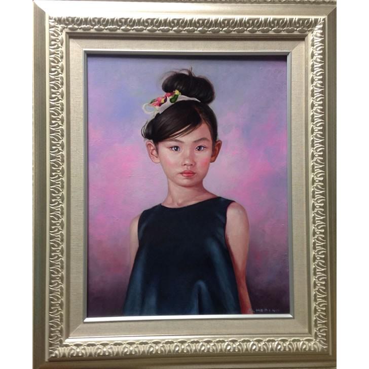 大切な家族との想い出を絵画にしてみませんか 森野 馨 肖像画 油絵 額縁 自画像 遺影 白黒 ペット 依頼 販売 注文 絵画 製作 作成 人物 写真 壁掛け 似顔絵 132 誕生日プレゼント ネット 通販 Yahoo ショッピング