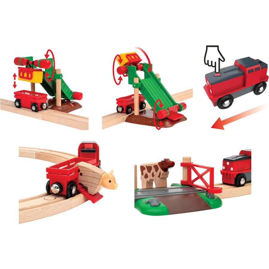 限定生産 BRIO ブリオ 2025年クリスマス限定レールセット80000-144 全 