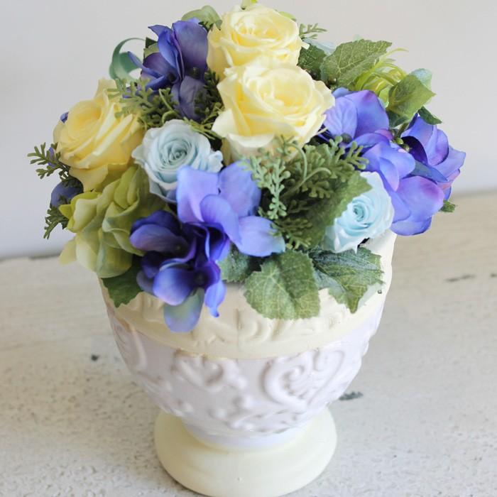 プリザーブドフラワーアレンジメント ラウンド ベア ラウンド