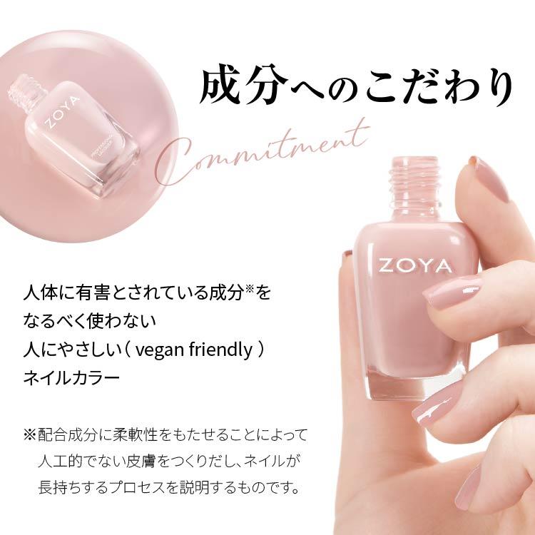 ZOYA ネイル ポリッシュ 変色カバー 手入れ マニキュア 医療用 爪 保湿