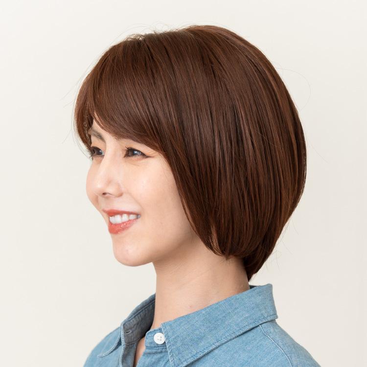 スヴェンソン　医療用　ウィッグ　人毛　ミディアム　ショート SVENSON（スヴェンソン） 医療用ウィッグ 女性 人工毛 医療用 ウィッグ