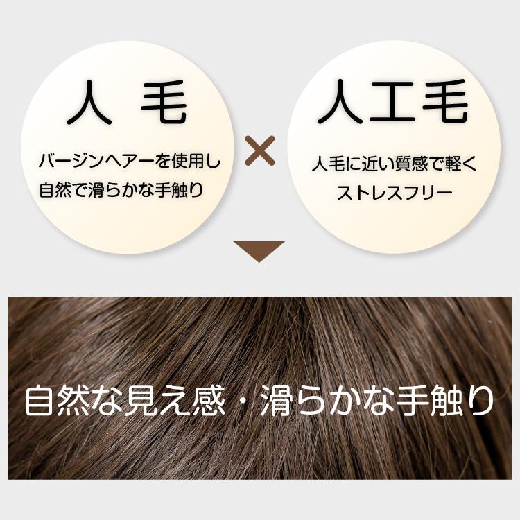 SVENSON（スヴェンソン） 医療用ウィッグ 女性 人毛 人工毛 医療用