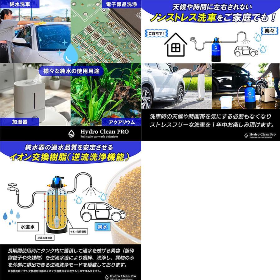 Hydro Clean PRO 高機能 モード切替バルブ付き洗車用純水器 13.8L