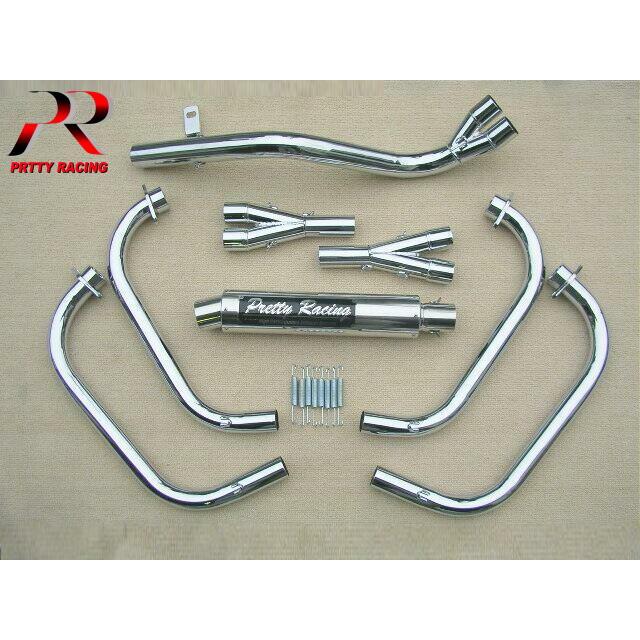 プリティー HONDA CBX400F/550F 極タイプ1 メッキ マフラー : cbx-kwm 