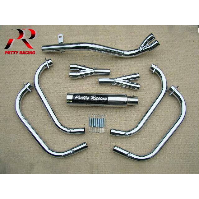 プリティー HONDA CBX400F/550F 極タイプ3 メッキ マフラー