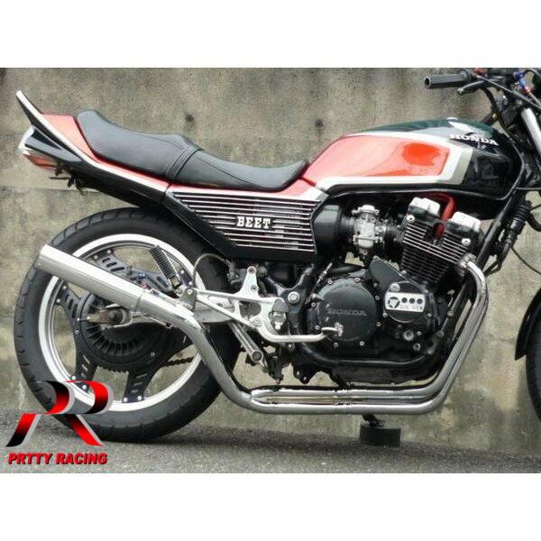プリティー HONDA CBX400F 50.8 ガニマタ PRETTY管 メッキ マフラー