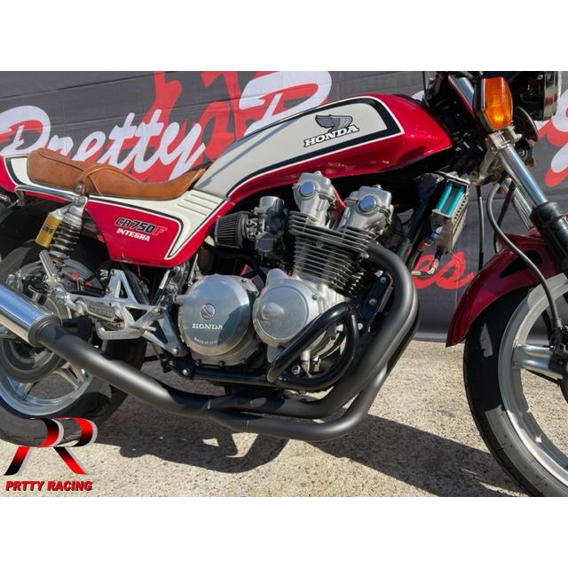 HONDA CB750F RC04 エンジンガード ブラック : PRETTYRACING