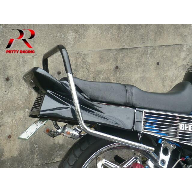 HONDA CBR400F PRETTY製 新品 極太ゴム巻きタンデムバー HONDA CBR400F PRETTY製 新品 極太ゴム巻きタンデムバー