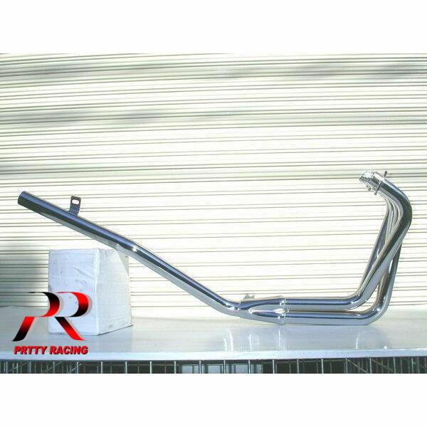 プリティ― HONDA CBX550F ミドル管 50.8π マフラー メッキ