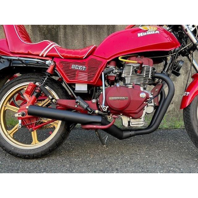 プリティ― HONDA ホーク3 【角管】黒 マフラー : PRETTYRACING Yahoo