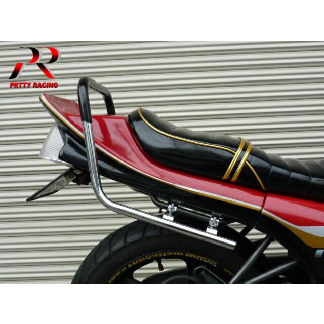 ジェイド　プリティー　タンデムバー HONDA JADE ジェード PRETTY製 極太 ワイド ゴム巻きタンデムバー
