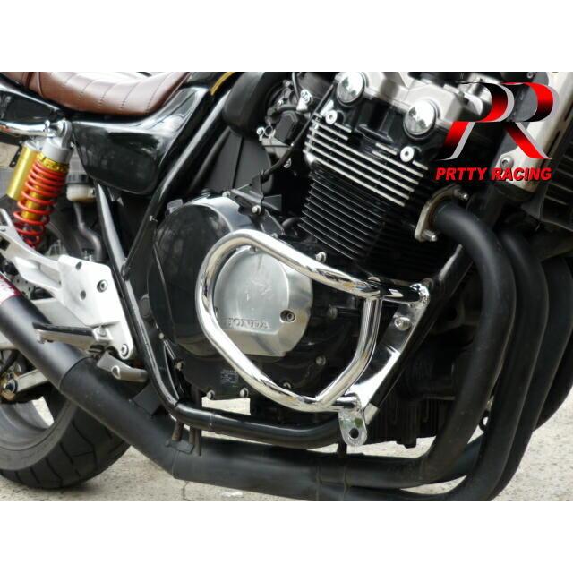 HONDA CB400SF VTEC NC39 エンジンガード メッキ : PRETTYRACING HONDA CB400SF VTEC NC39 エンジンガード メッキ : PRETTYRACING