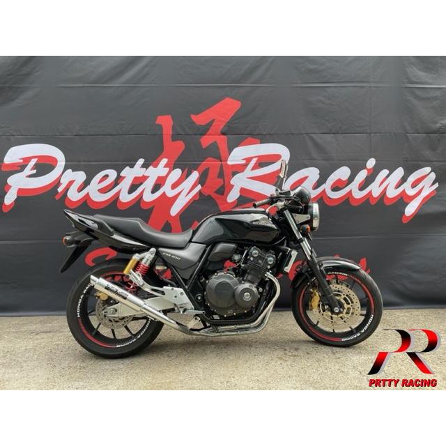 プリティー HONDA CB400SF REVO NC42 【極】 タイプ3 マフラー メッキ 