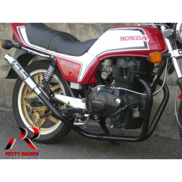 プリティーレーシングマフラー　ホーク3 プリティー HONDA スーパーホーク3 NC04 【極】 UPタイプ 42.7π