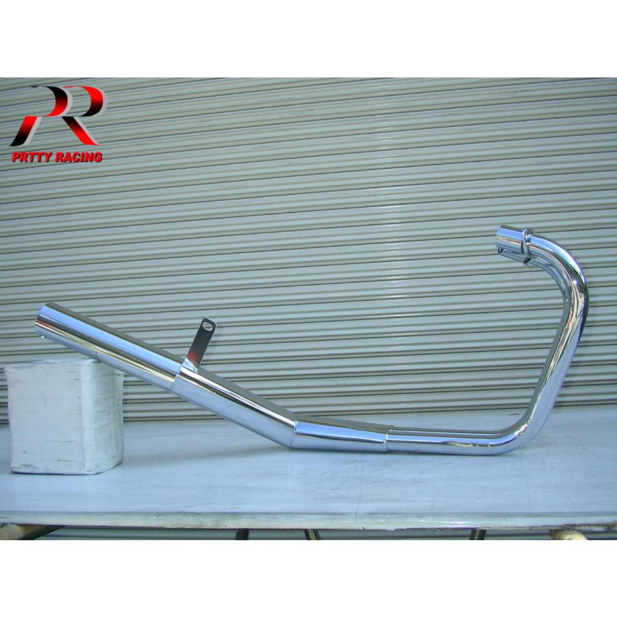 プリティー HONDA スーパーホーク3 NC04 70π ショート管 メッキ