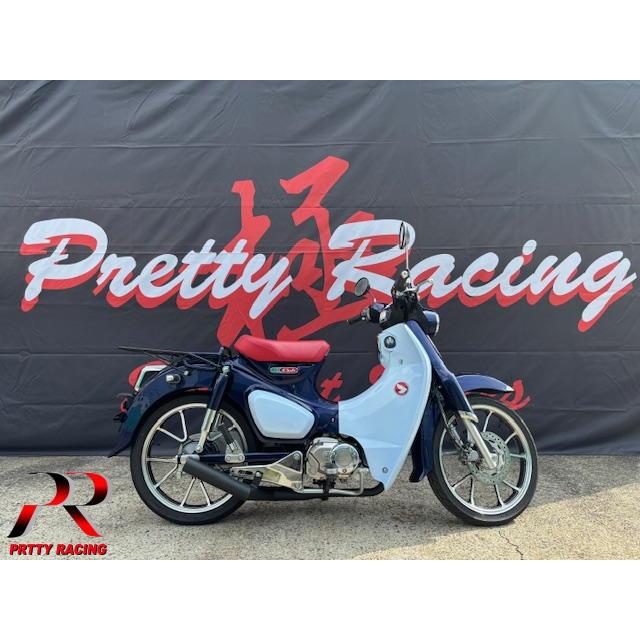 プリティ― HONDA スーパーカブ C125 PRETTY ショート管 黒 マフラー