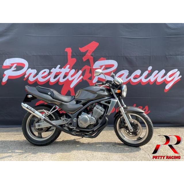 プリティー KAWASAKI バリオス1 【極】黒 42.7π タイプ3 マフラー