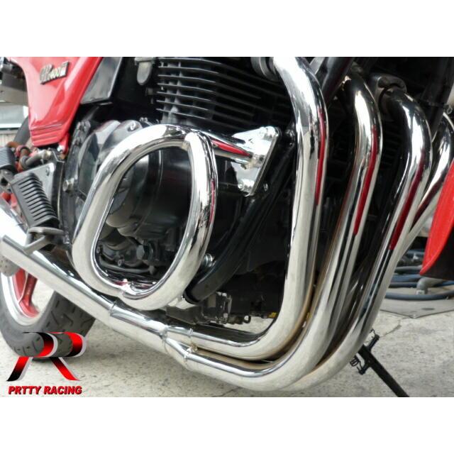 KAWASAKI Z400GP 極太 エンジンガード メッキ : PRETTYRACING Yahoo