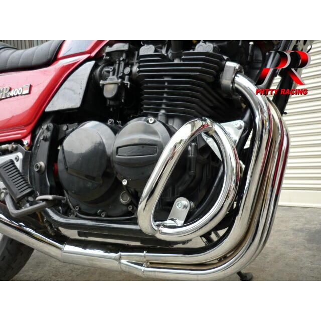 KAWASAKI Z400GP 極太 エンジンガード メッキ : PRETTYRACING Yahoo
