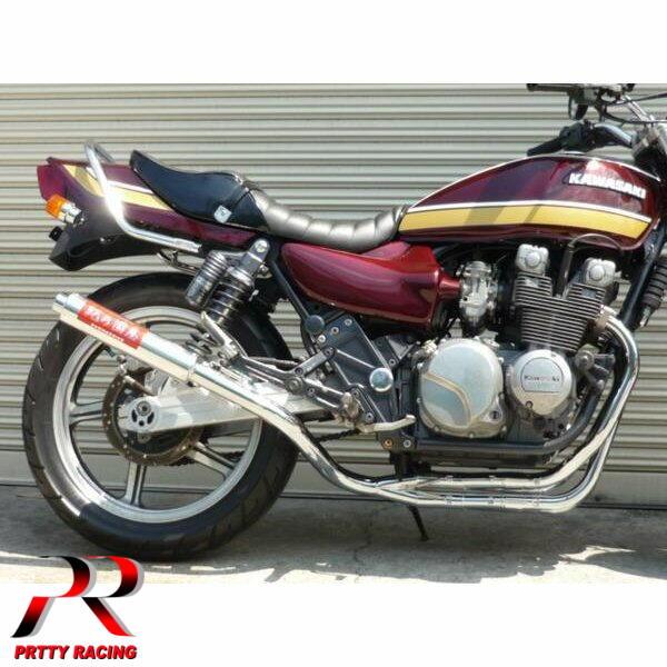 ゼファー400 紀ノ国屋紀の国屋　マフラー プリティ― KAWASAKI ゼファー400/χ 紀の国屋 45π 分割式 4-2-1管