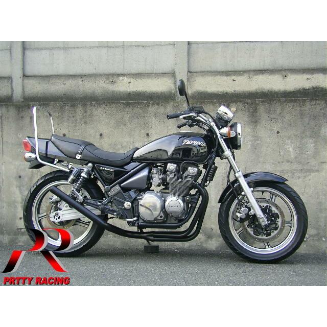 プリティ― KAWASAKI ゼファー400 /χ ミドル管 50.8π マフラー 黒 プリティ― KAWASAKI ゼファー400 /χ ミドル管 50.8π マフラー 黒