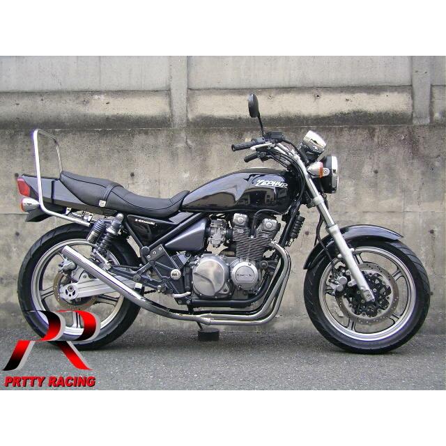 プリティ― KAWASAKI ゼファー400 /χ ミドル管 50.8π マフラー メッキ