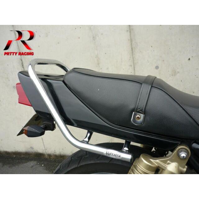 KAWASAKI ZRX400 PRETTY製 メッキ 極太タンデムバー KAWASAKI ZRX400 PRETTY製 メッキ 極太タンデムバー
