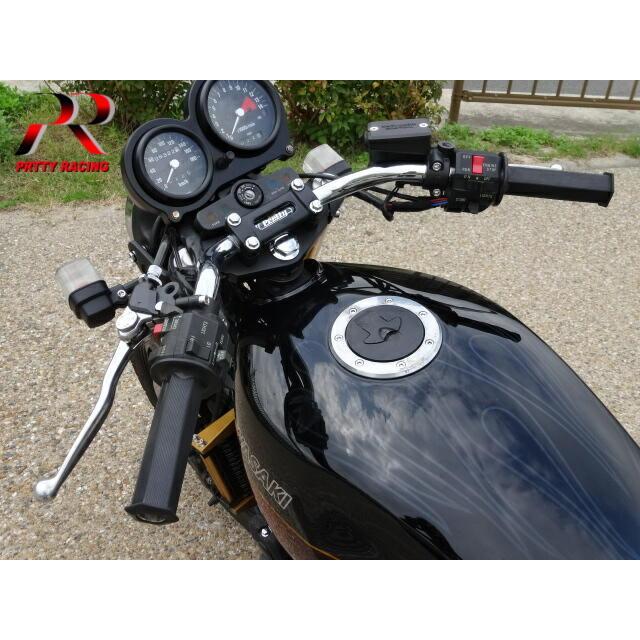 PRETTY RACING製 極 ハンドル メッキ ゼファー GS : PRETTYRACING
