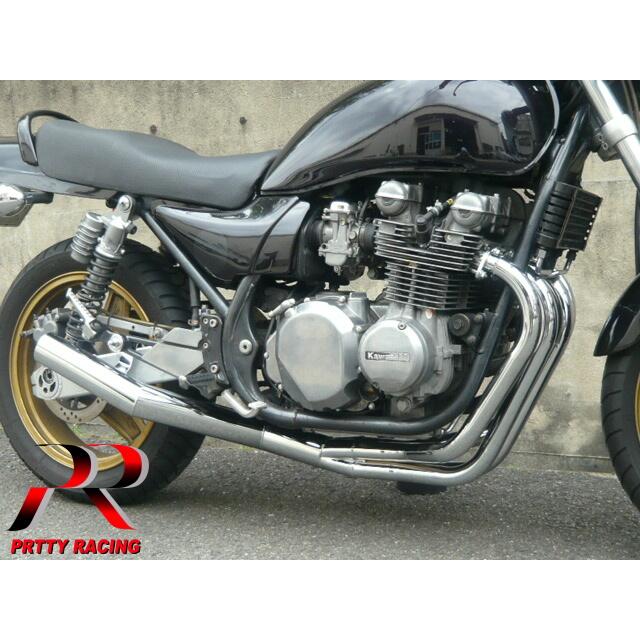 PRETTYRACING SPIDER KAWASAKI ゼファー750 ショート管 70π マフラー
