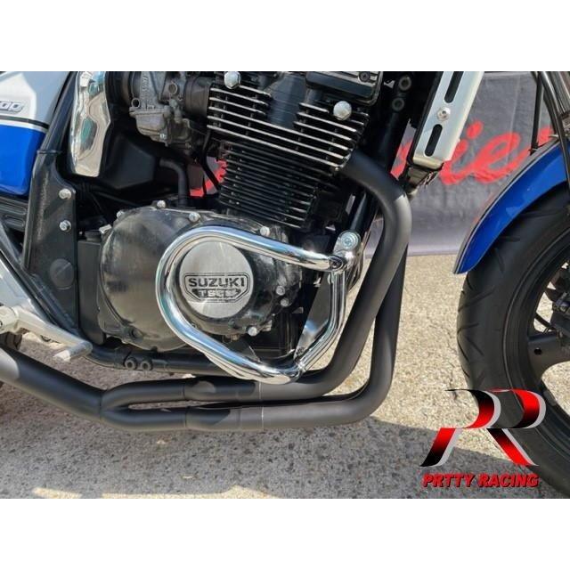 SUZUKI インパルス400 gk79a エンジン 感謝セール！SUZUKI インパルス (GK79A / GK7CA) メッキエンジンガード