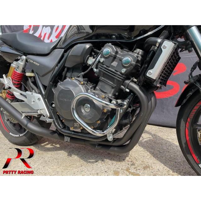 感謝セール！HONDA CB400SF REVO NC42 エンジンガード メッキ(中期用 