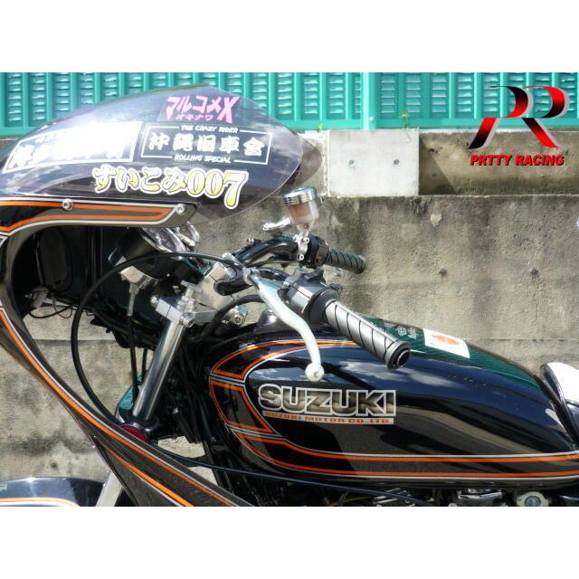 PRETTY RACING製 UPハンドル 7cm 黒 ゼファー XJR CB PRETTY RACING製 UPハンドル 7cm 黒 ゼファー XJR CB