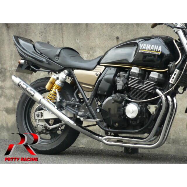 XJR400  4HM 直管　マフラー　ヤマハ プリティー YAMAHA XJR400 4HM 50.8π 【流タイプ3】 PRETTY管 マフラー
