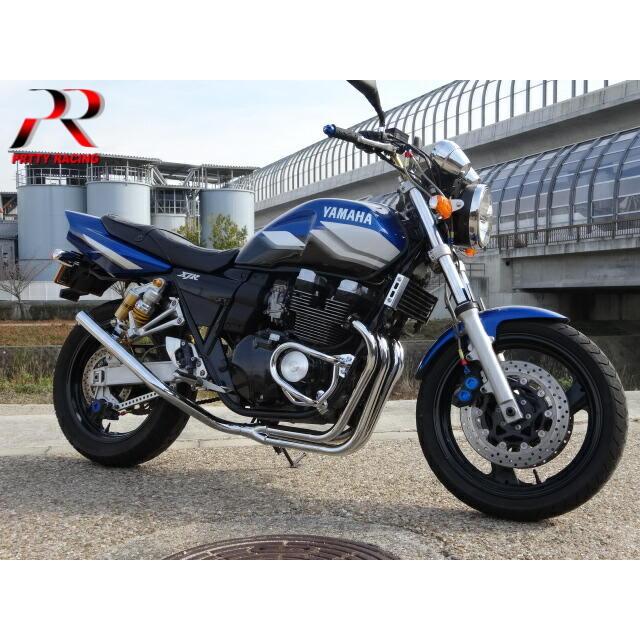 プリティ― YAMAHA XJR400 RH02 (01〜) ミドル管 50.8π マフラー メッキ
