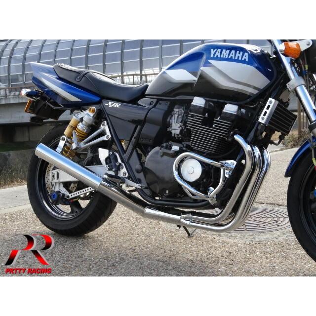 プリティー YAMAHA XJR400 RH02 （01〜） ショート管 メッキ マフラー