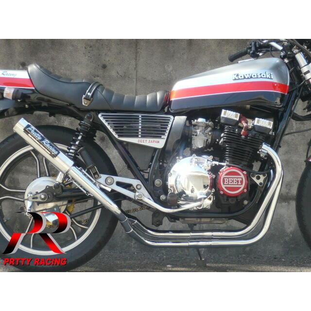XJ400 プリティー改？ベース？42.7 プリティー YAMAHA XJ400 E/D 42.7π 【改タイプ2】 PRETTY管 マフラー