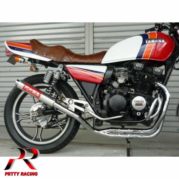 プリティ― YAMAHA XJ400E/D 紀の国屋 45π 分割式 4-2-1管 メッキ