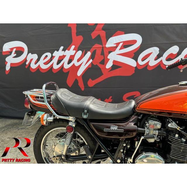 Z750FX スチール製メッキリアキャリア シルバー Z1000MK2 KAWASAKI Z1 / Z2 / KZ900 / KZ1000 / Z750F / Z750D エルキャリア